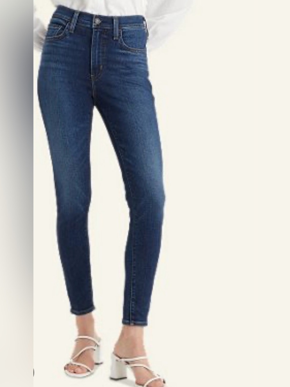 Dollhouse women’s size 11 high waisted skinny stretch, crop jeans, raw hem
